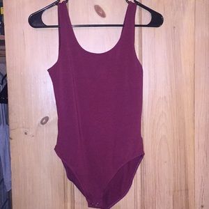 Maroon Bodysuit